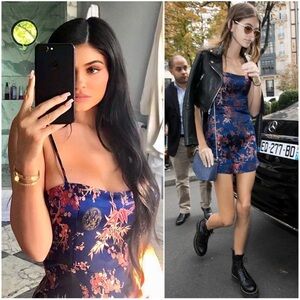 Realisation Par Emilie silk Asian print mini dress